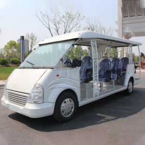 11-seat Customized Open White Sightseeing Cart