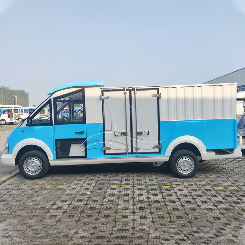 2-seat Blue Box Pickup Truck