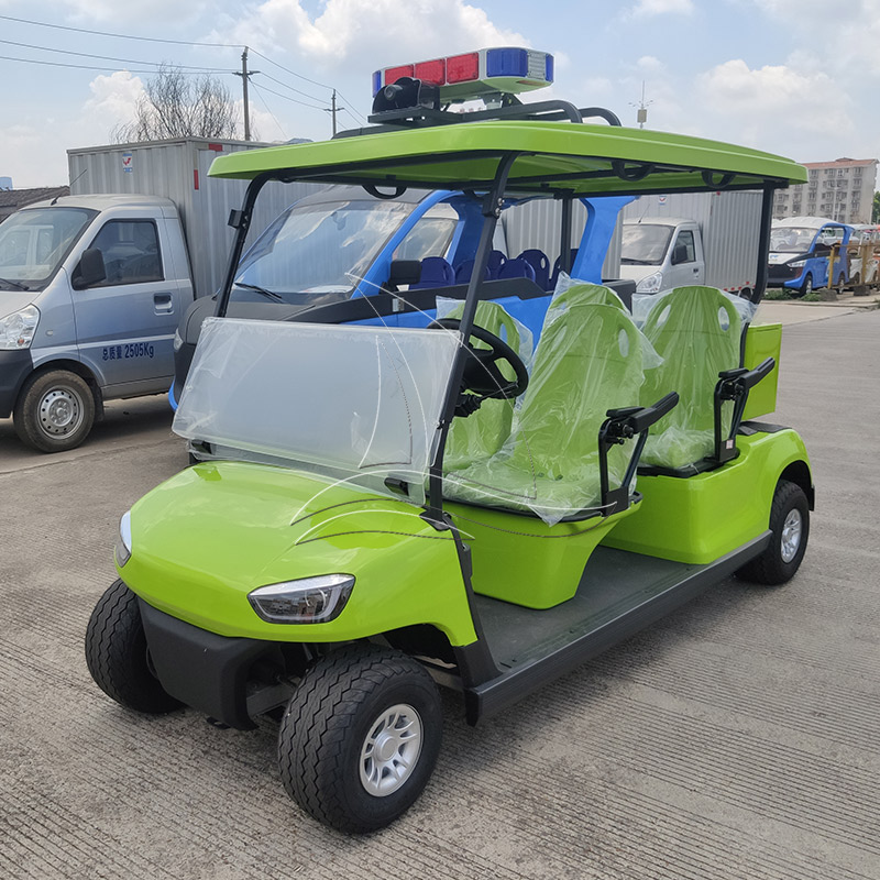 Green Customized Golf Cart