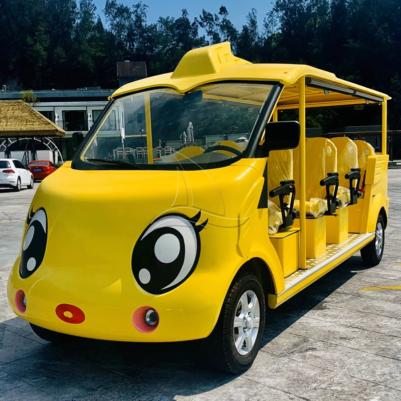 Yellow Fish Electric Cartoon Cart
